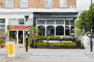 The exterior of Osteria Tufo